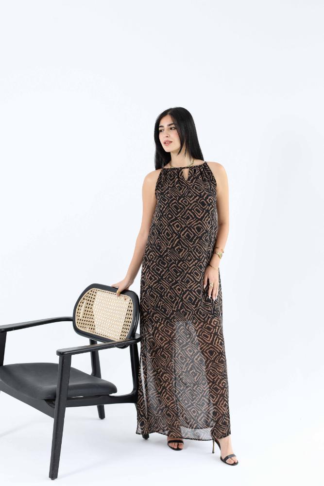 Diamonds chiffon dress