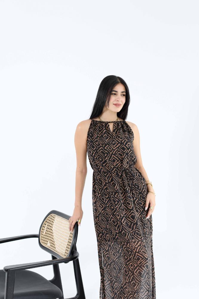 Diamonds chiffon dress