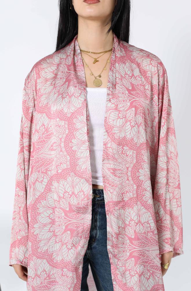 Satin kimono