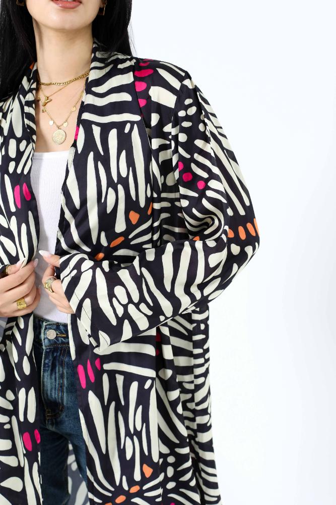 Satin kimono